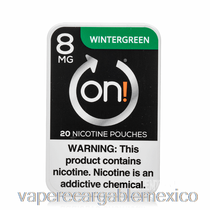 Vaporizador Recargable Encendido! Bolsas De Nicotina - Gaulteria 8 Mg.